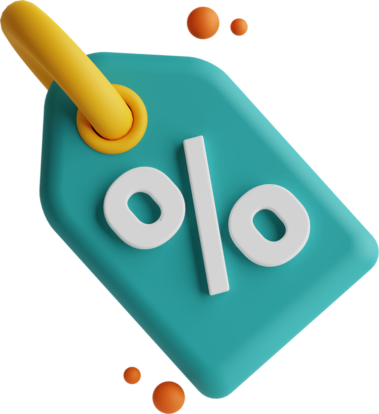 discount 3d icon